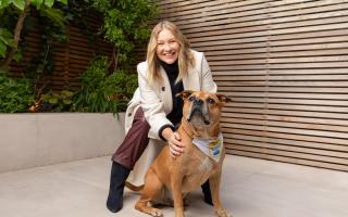 Billy with actress Joanna Page for Omaze