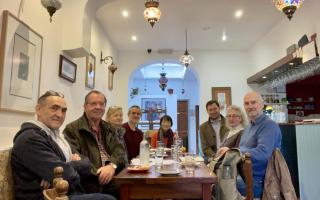 Cllr Linda Chung (centre) with the newly formed South End Greening Group