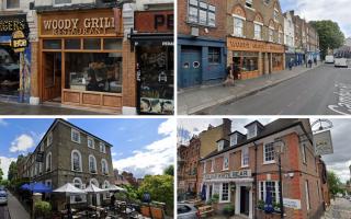 Some of the low-rated establishments in Camden and Hampstead