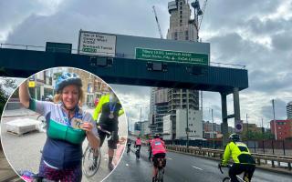 London's roads were closed to motor vehicles during the Ride London Cycle (Image: Carla Francome)