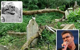 Ash dieback is causing trees at Highgate Cemetery to die