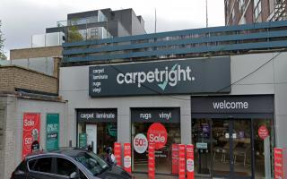 A Carpetright in Camden - as jobs across the UK are at risk