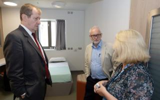 Alastair Campbell and Jeremy Corbyn attended the official opening of the hospital last week