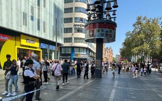 Cordons placed around Leicester Square after 11-year-old girl was stabbed