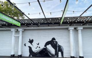 A new Banksy has appeared at London Zoo