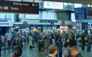 There are delays to and from Euston Station due to a train that broke down earlier