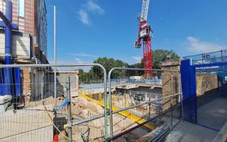 It is feared construction work at Colindale station is behind schedule and its reopening will be delayed