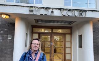 Neighbour Katharine Johnson is among those who oppose penthouses being added at Hylda Court