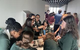 La Sainte Union students engage with bioengineering (Image: LSU)