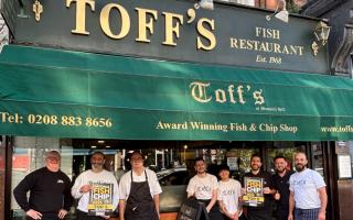 Toff's of Muswell Hill are one of the five finalists in the Fish & Chip Awards 2025